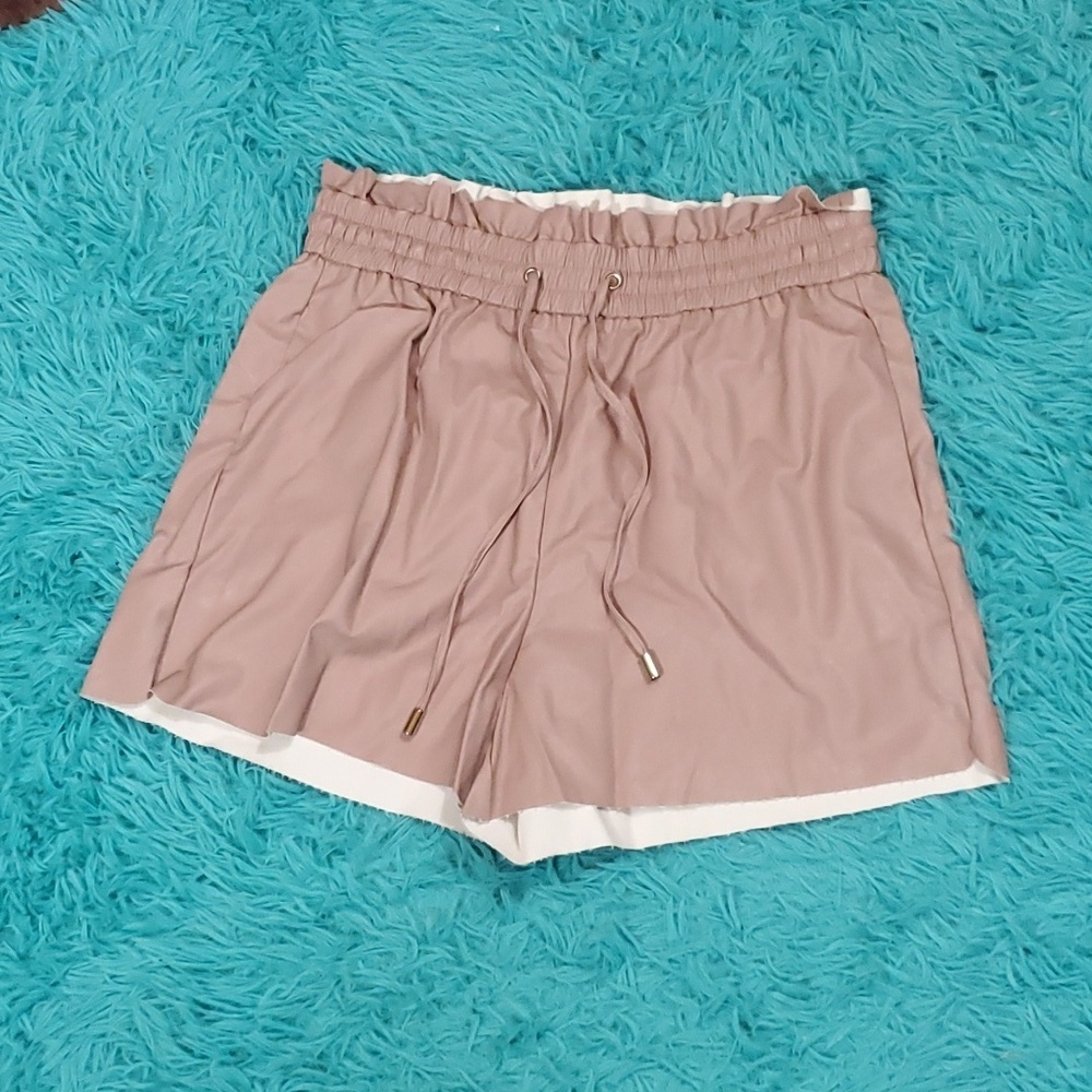Zenana Faux Leather NWT shorts